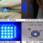 LEDoS Micro-displays for Wearable Electronics Applications